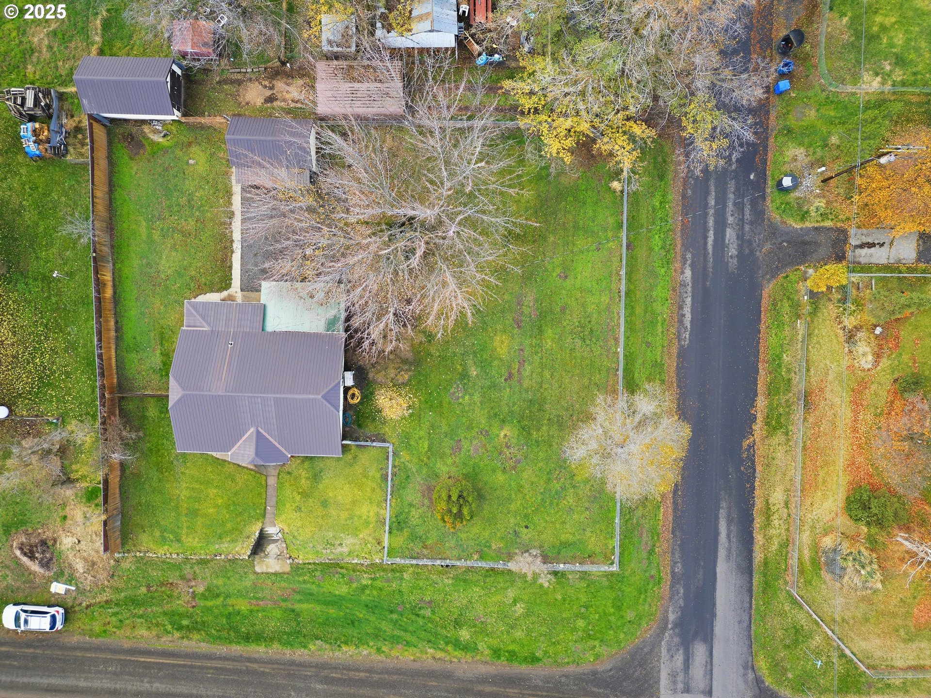 170 Morrison Street Adams, OR 97810 - Photo 5 of 33 a aerial view of a house with a yard basket ball court and outdoor seating