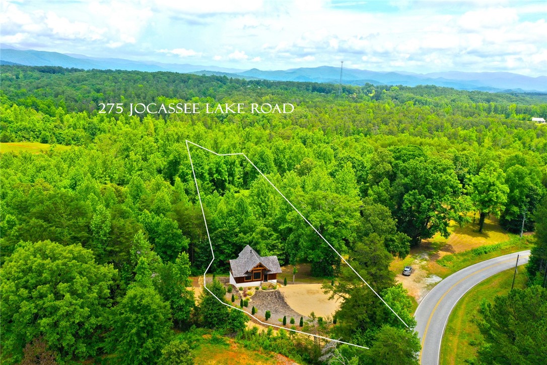 275 Jocassee Lake Road Salem, SC 29676 - Photo 39 of 41 Perched amidst lush greenery, this home offers serene forest views from an elevated perspective.