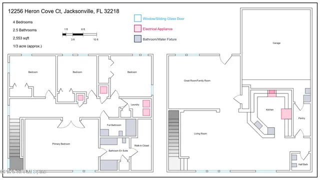 $2,300 | 12256 Heron Cove Court, Jacksonville, FL 32218