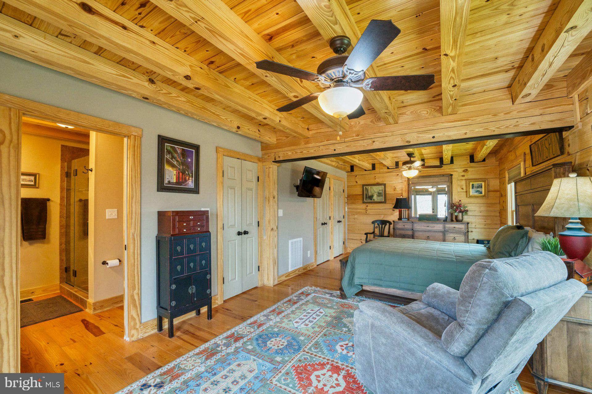 84 Cardinal Lane Boyce, VA 22620 - Photo 25 of 83 Primary suite with exposed beams