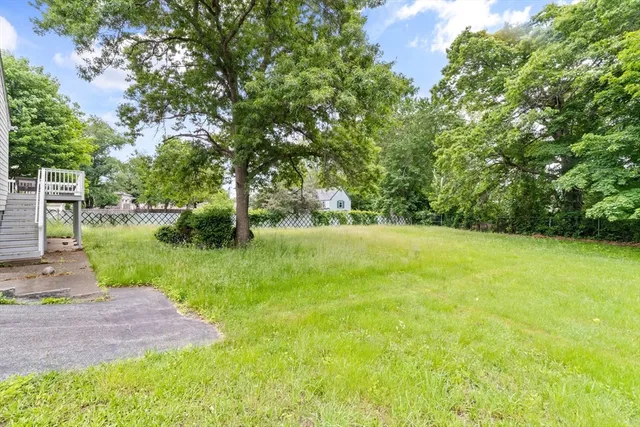 a view of yard with green space