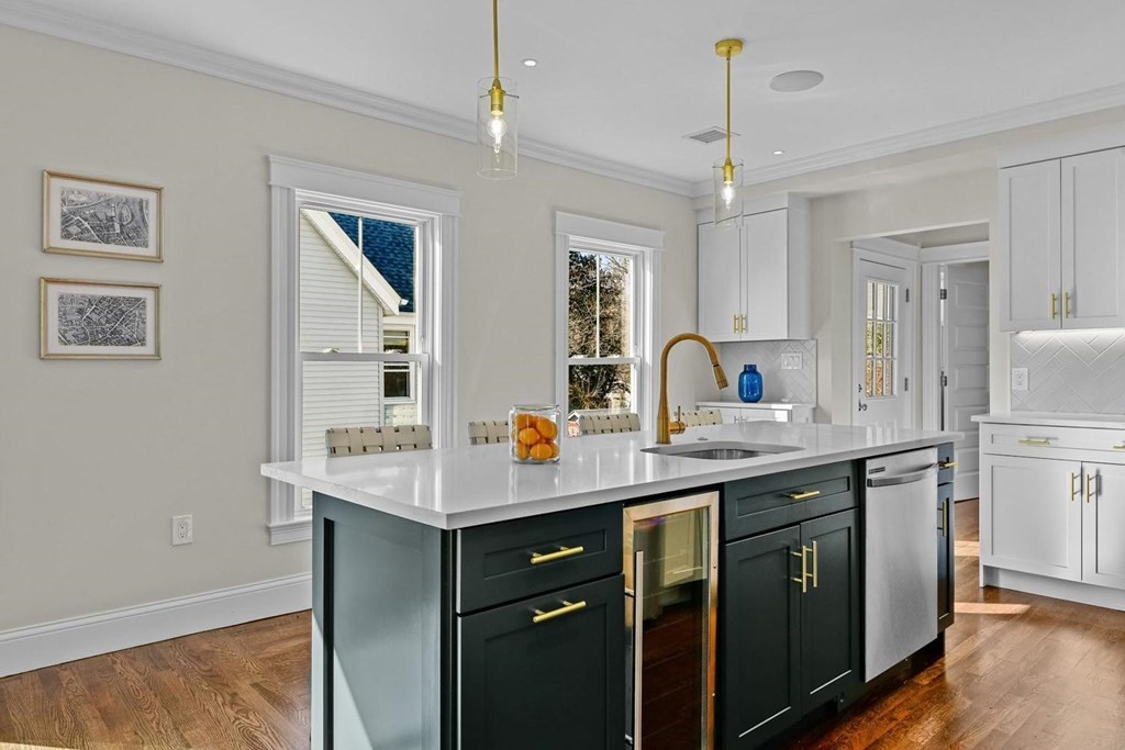 151 Beaver Street, Unit 2 Boston, MA 02136 - Photo 6 of 20 a kitchen with a sink stove and refrigerator