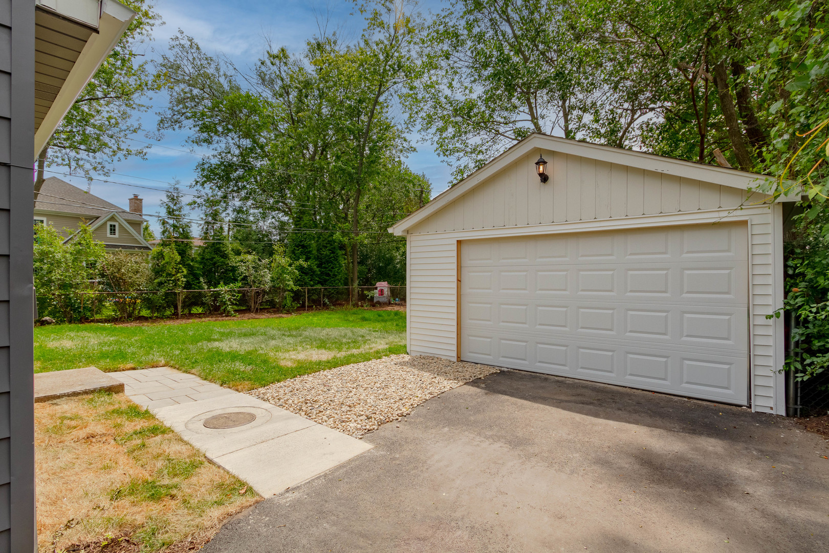 7015 Palma Lane Morton Grove, IL 60053 - Photo 3 of 19 a view of backyard of house and green space