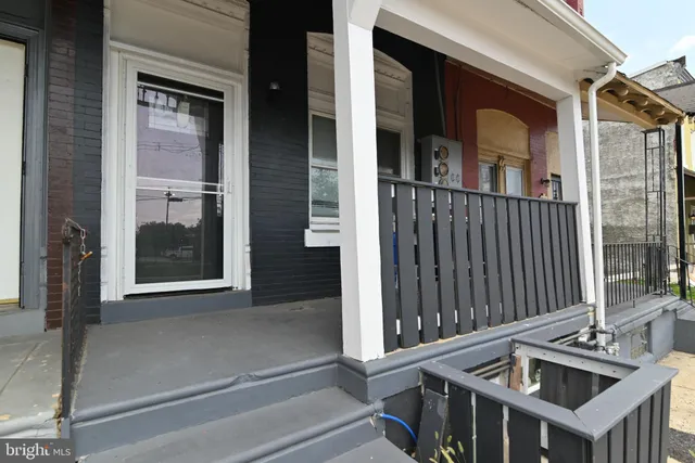 a view of front door of house