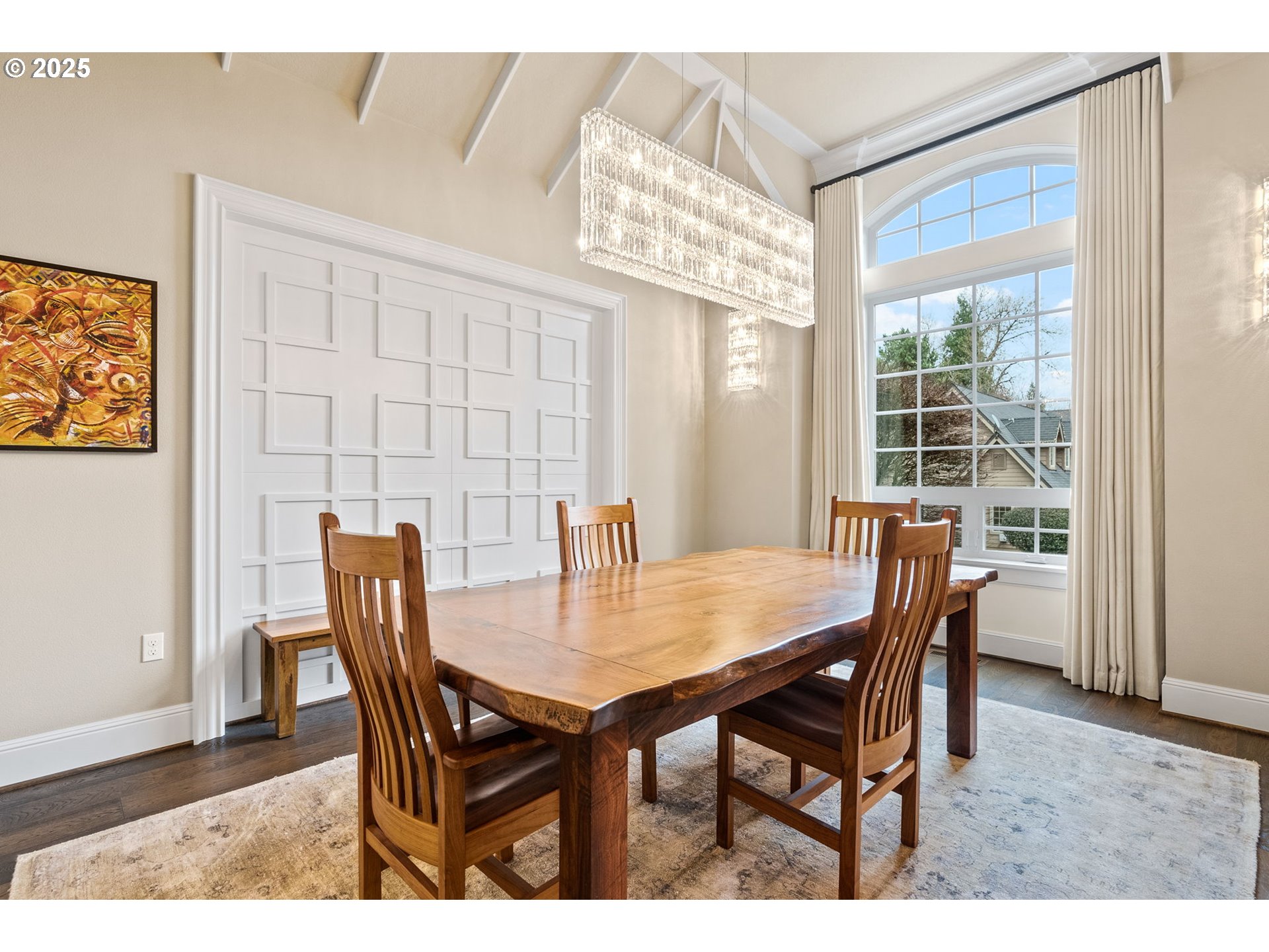 13710 Knaus Road Lake Oswego, OR 97034 - Photo 18 of 47 a view of a dining room with furniture window and wooden floor