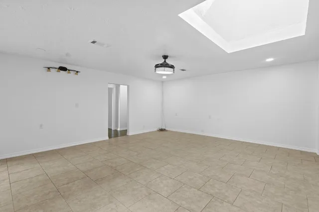 a view of an empty room