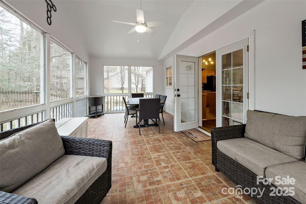 2691 Laurel Point Drive Nebo, NC 28761 - Photo 19 of 44 a living room with furniture and a large window