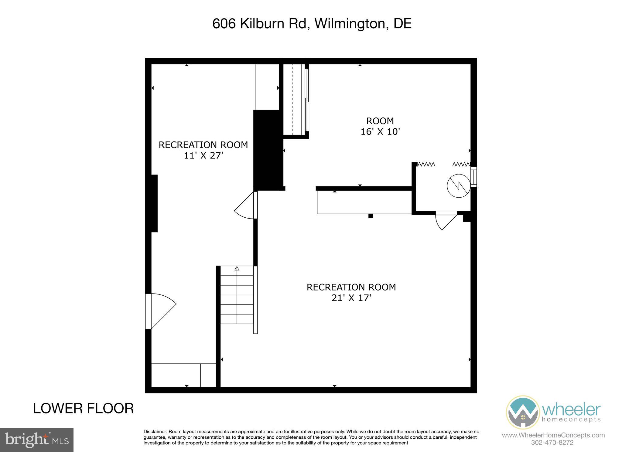 606 Kilburn Road Wilmington, DE 19803 - Photo 8 of 39 Lower Floor