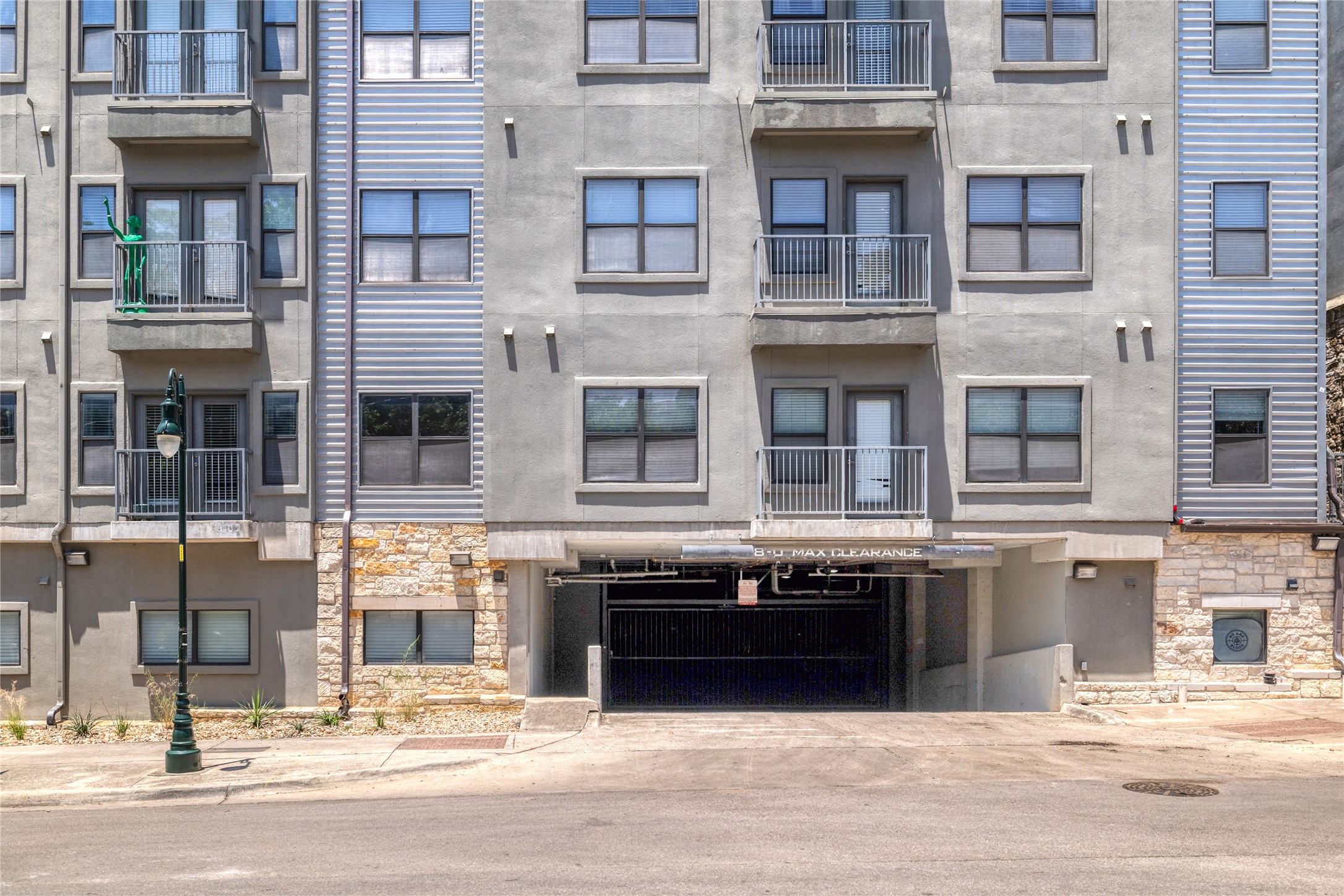 2502 Leon Street, Unit 208 Austin, TX 78705 - Photo 2 of 19 Reserved, gated underground parking ensures you never have to worry about finding a spot in this bustling neighborhood
