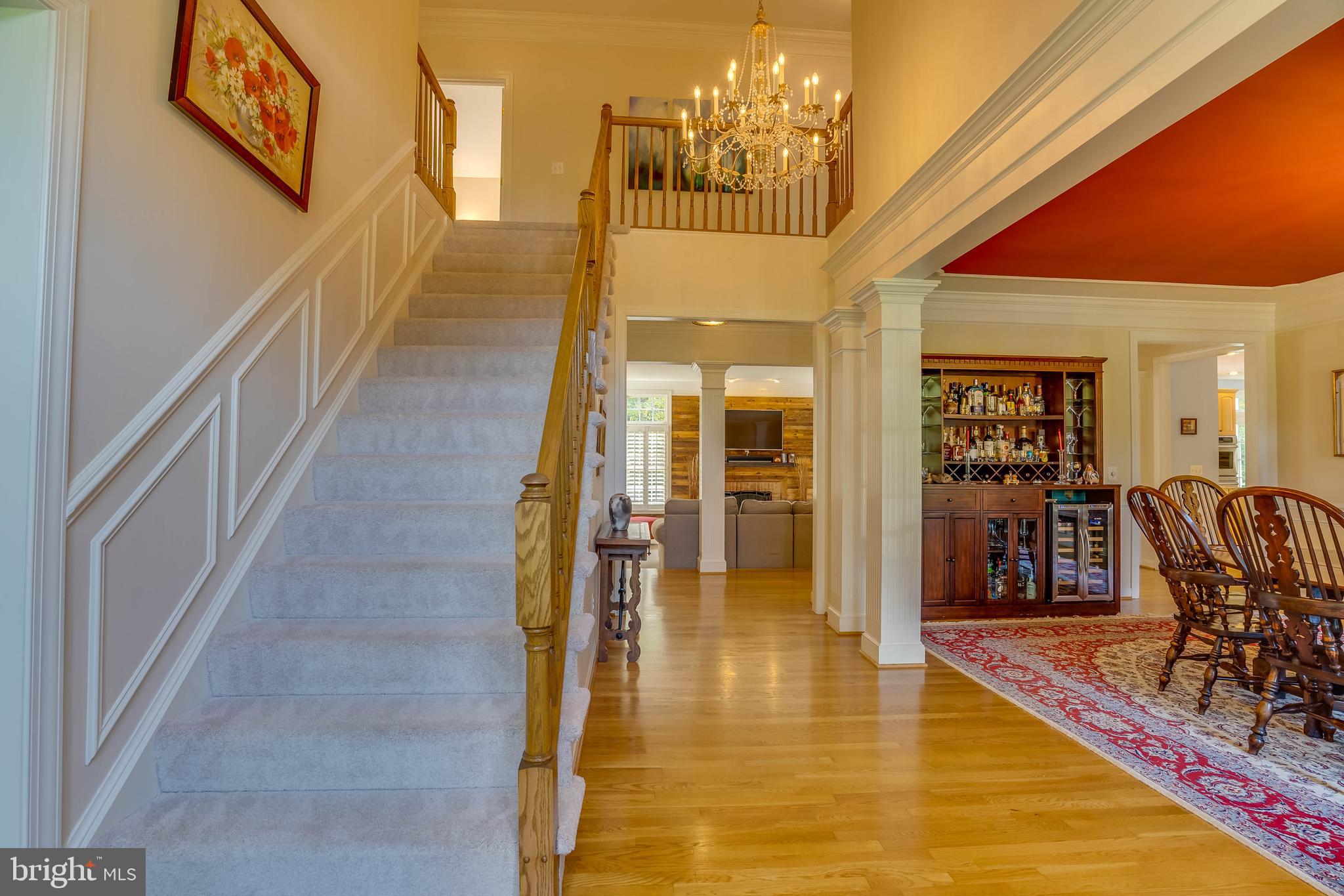 2 story foyer entrance