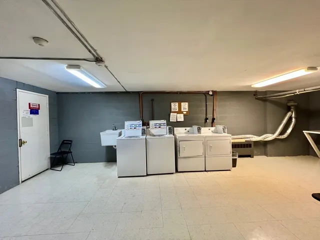 a room with storage and utility