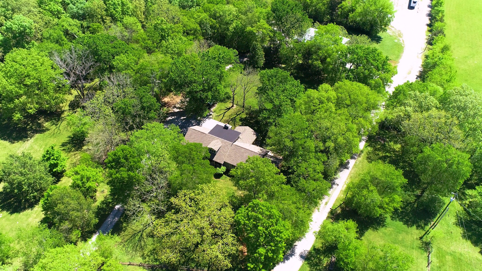 7707 Murfreesboro Road Lebanon, TN 37090 - Photo 8 of 45 an aerial view of residential house with outdoor space and trees all around