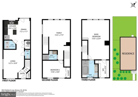 $460,000 | 9822 Maitland Loop, Bristow, VA 20136