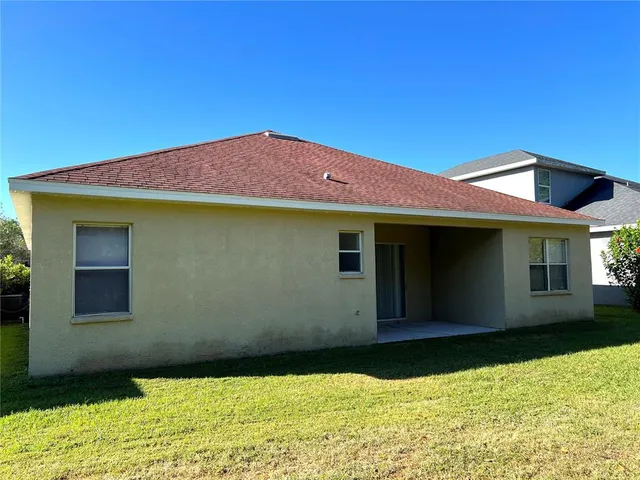 a aerial view of a house