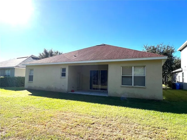 a view of an ocean from a yard
