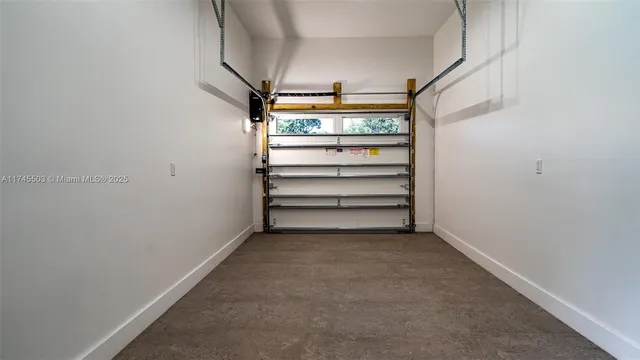 a view of closet area