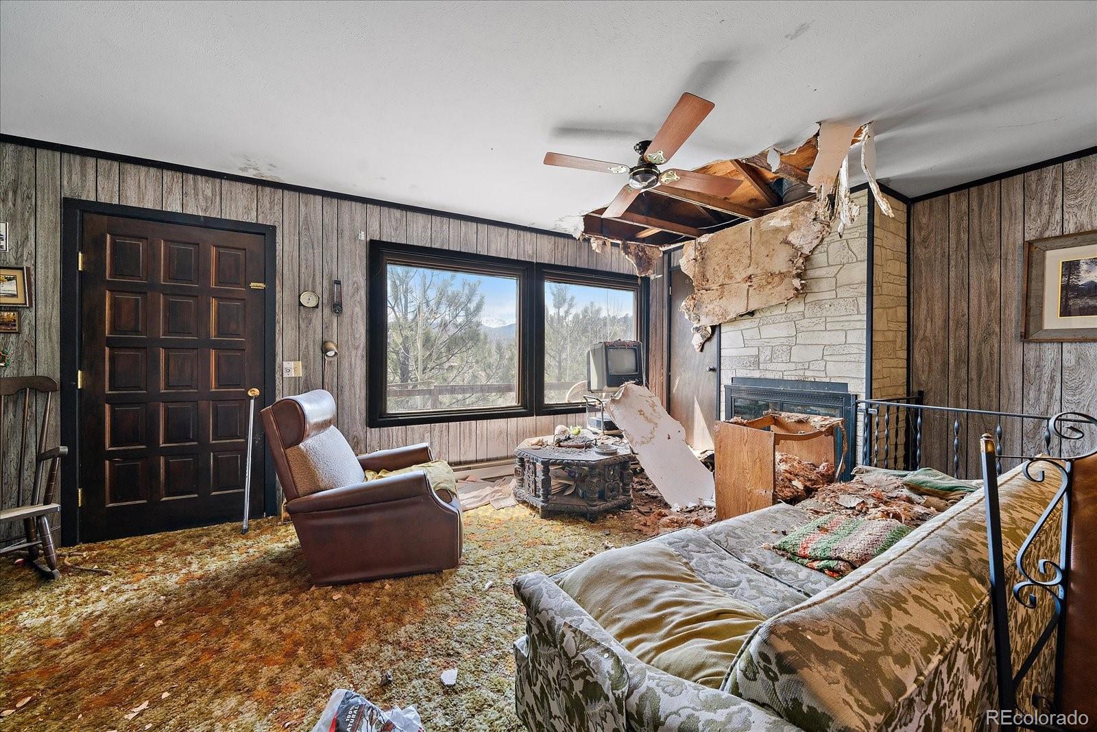 118 Neish Street Bailey, CO 80421 - Photo 8 of 27 a bed room with a bed and a couch