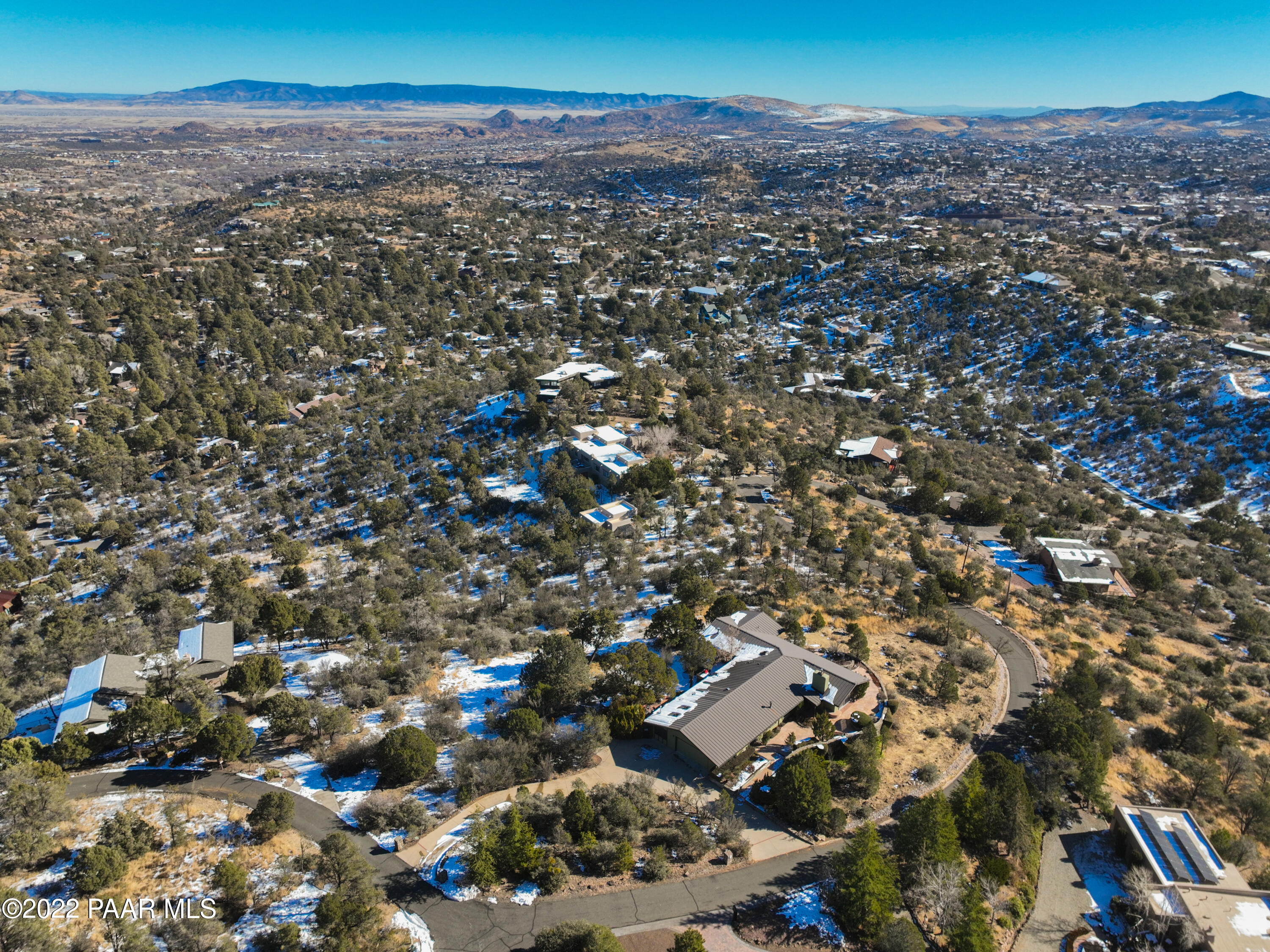 26 Pinnacle Road Prescott, AZ 86305 - Photo 54 of 59 Aerial Overview NL 1