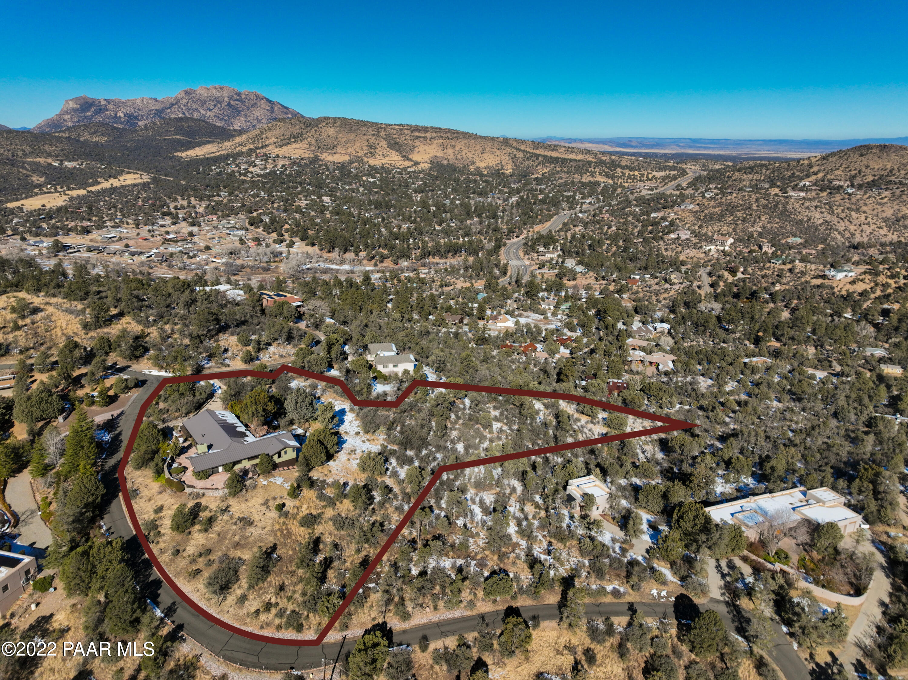 26 Pinnacle Road Prescott, AZ 86305 - Photo 57 of 59 Aerial Overview 6