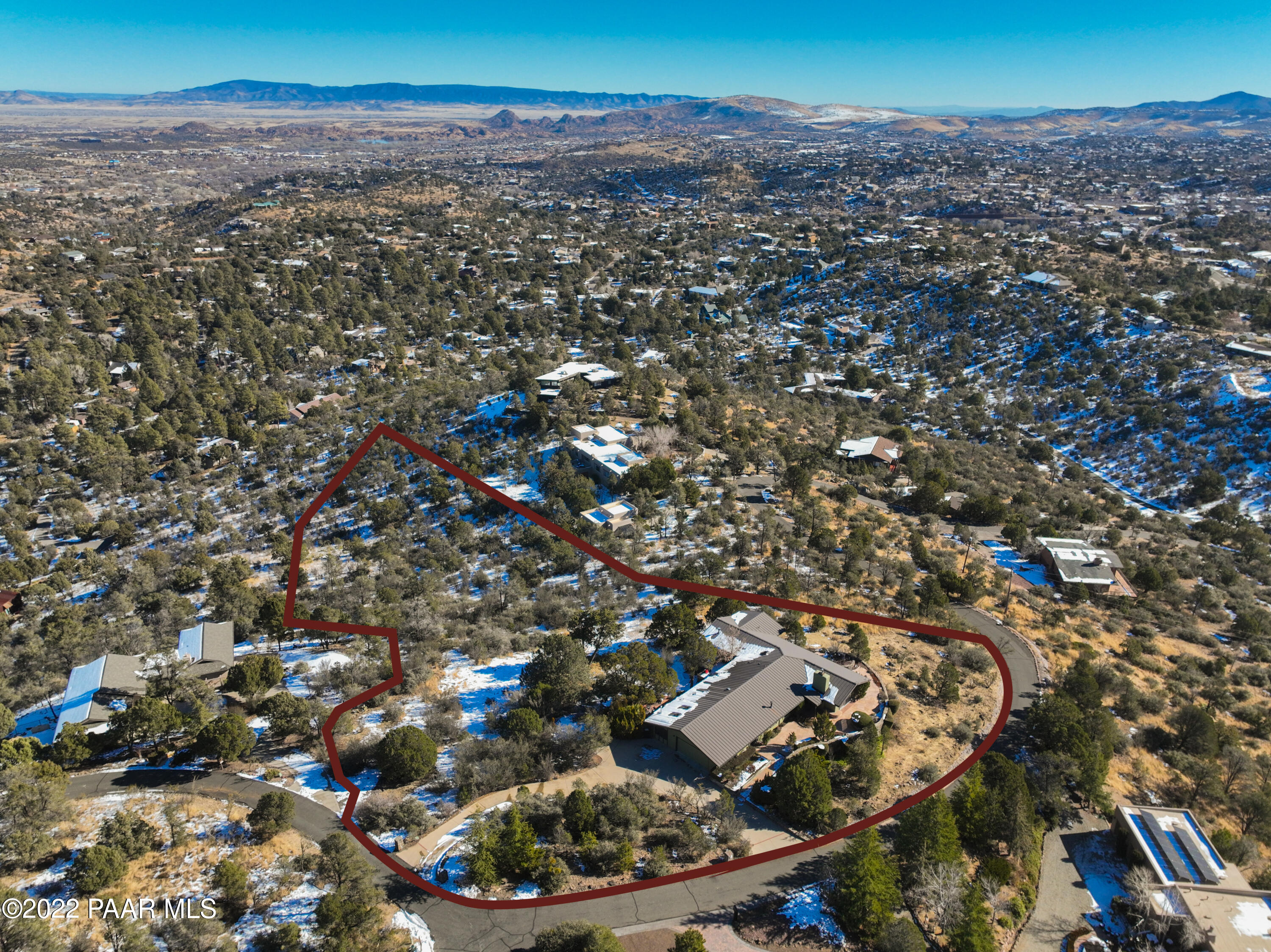 26 Pinnacle Road Prescott, AZ 86305 - Photo 58 of 59 Aerial Overview 1
