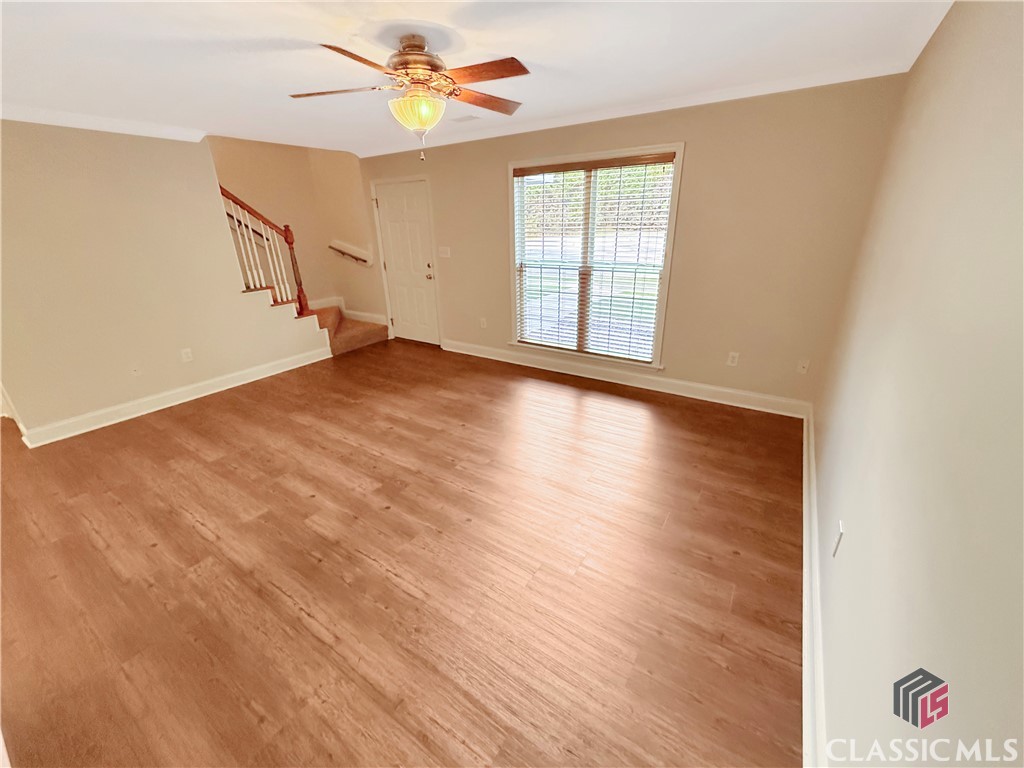 445 Logmont Trace, Unit 17 Athens, GA 30606 - Photo 3 of 28 Living Room with new LVT flooring