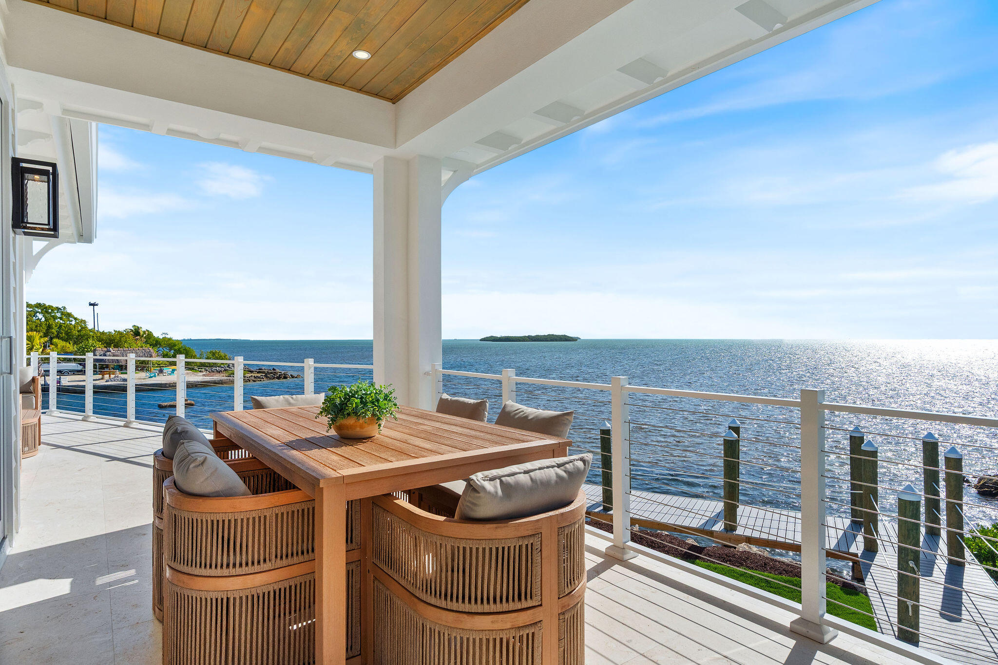 1002 Snapper Lane Key Largo, FL 33037 - Photo 61 of 106 a balcony with furniture and city view