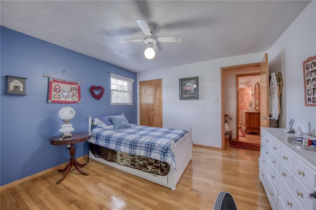 668 Bairdford Road Gibsonia, PA 15044 - Photo 21 of 47 2nd Bedroom shows off the original hardwood floors