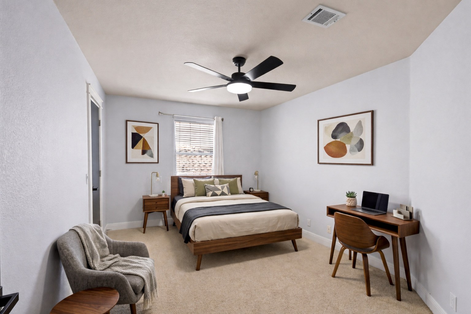 11 Treehaven Lane The Hills, TX 78738 - Photo 24 of 40 a bedroom with a bed and a couch