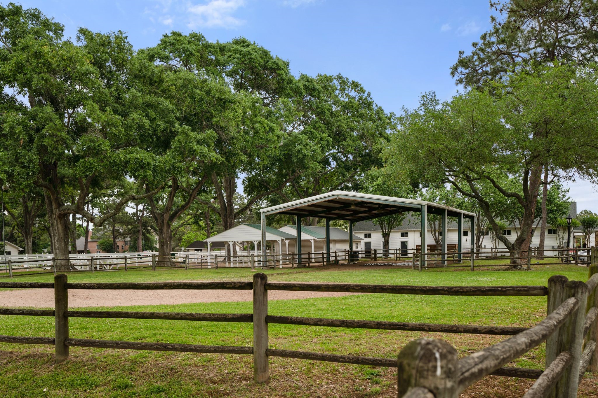 10203 Earlington Manor Drive Spring, TX 77379 - Photo 45 of 50 a view of a park with large trees
