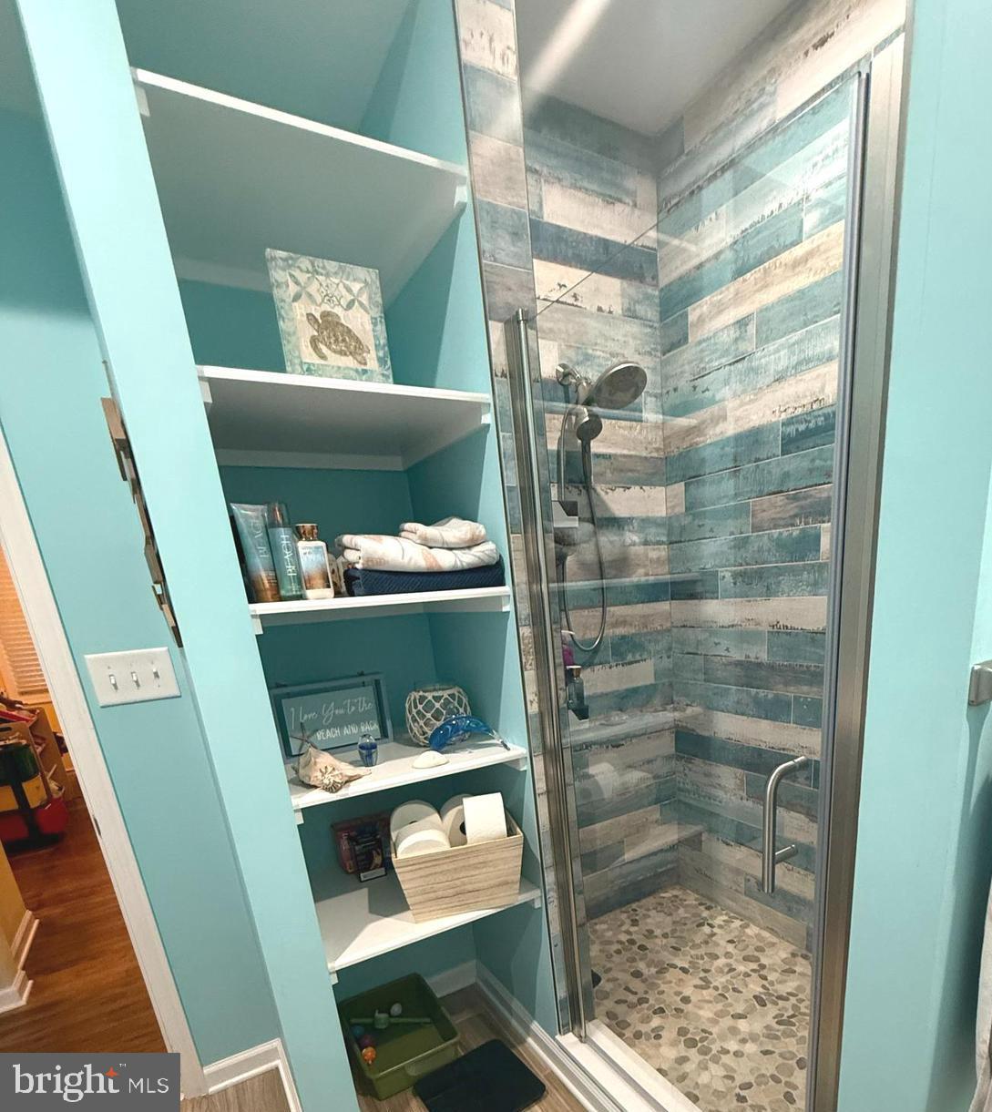 113 West Edgevale Road Baltimore, MD 21225 - Photo 14 of 41 a bathroom with a sink and a shower