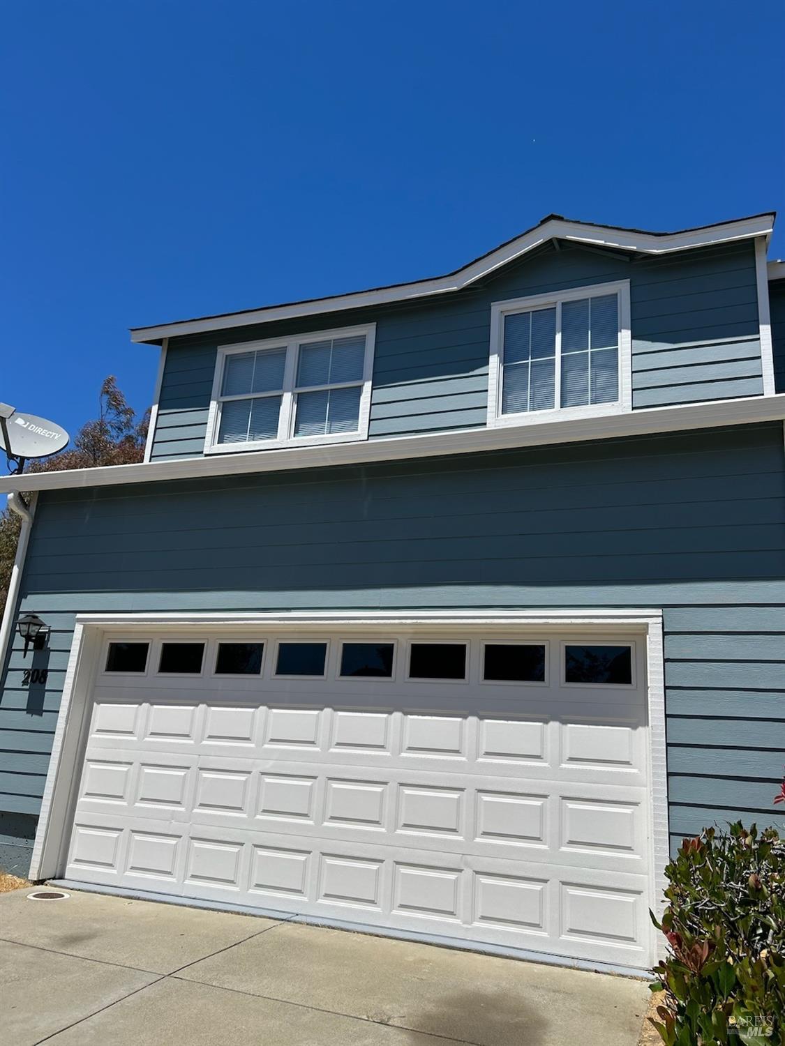 a view of a house with a balcony