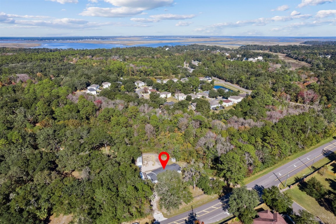 87529 Roses Bluff Road Yulee, FL 32097 - Photo 37 of 38 an aerial view of a houses with a yard
