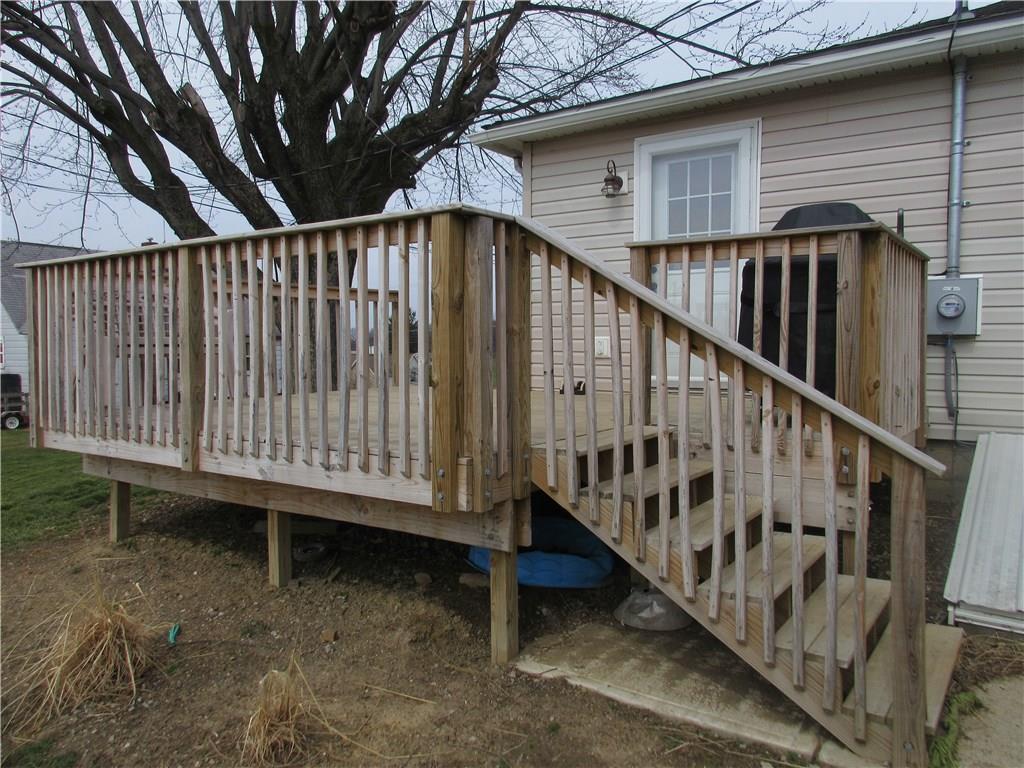 744 Winfield Road Cabot, PA 16023 - Photo 19 of 23 Back door and deck.