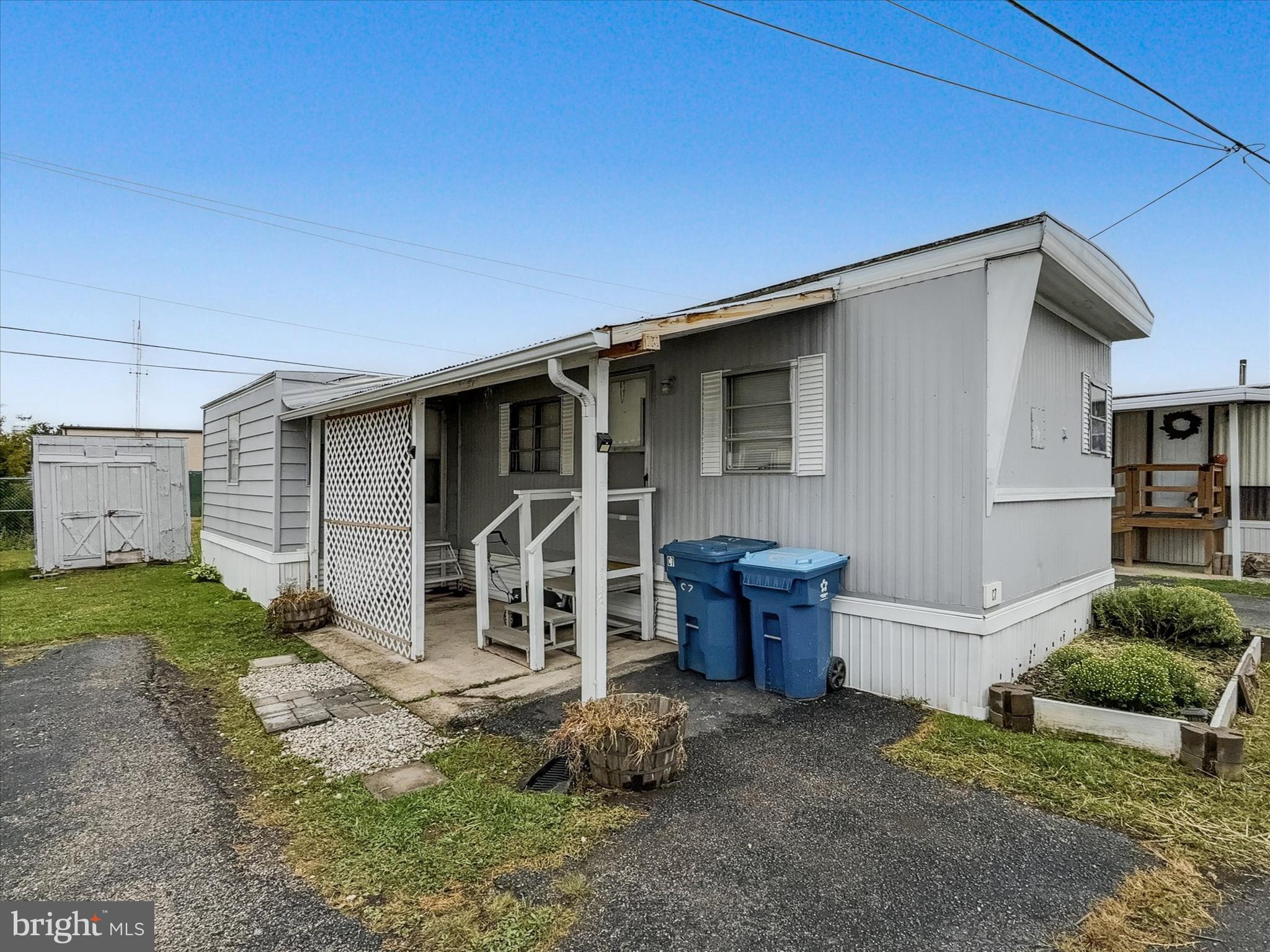 a backyard of a house
