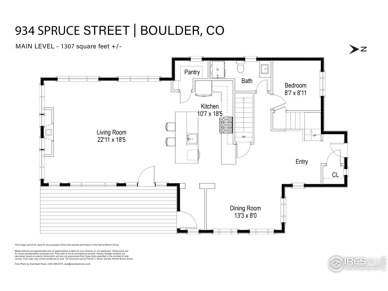934 Spruce Street Boulder, CO 80302 - Photo 46 of 49 Main level floor plans