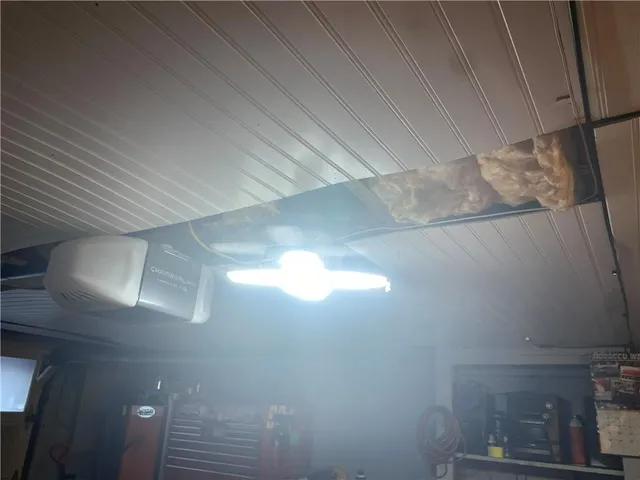 a room with storage and utility