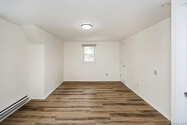 a view of a room with window