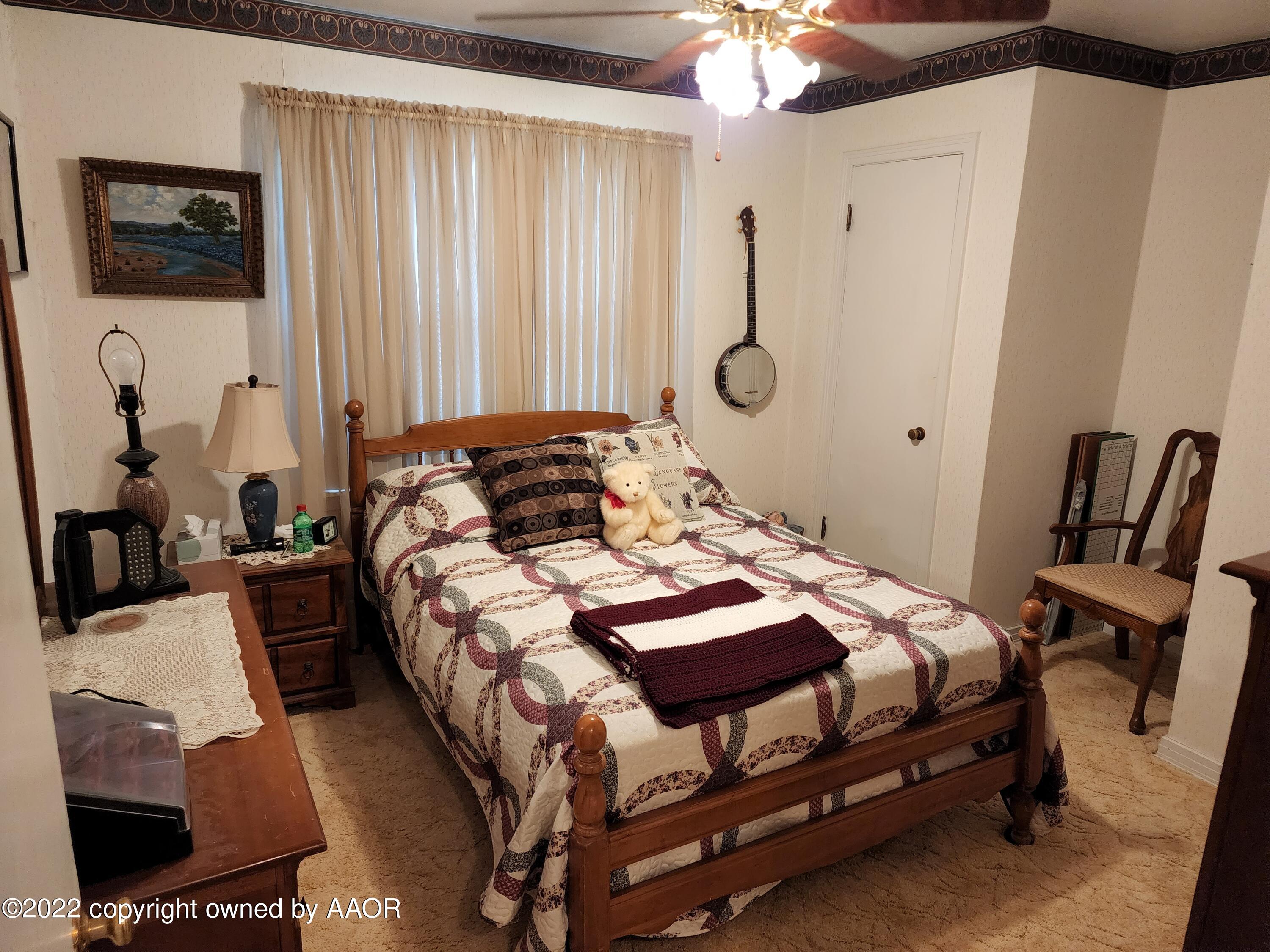 3731 Fm 2587 Vega, TX 79092 - Photo 9 of 31 Master bedroom with 2 closets