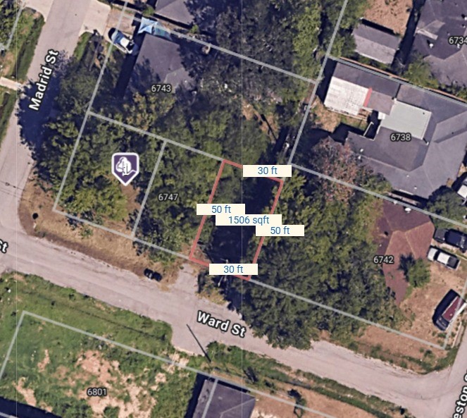 0 Ward Street Houston, TX 77021 - Photo 2 of 3 an aerial view of a house with a yard