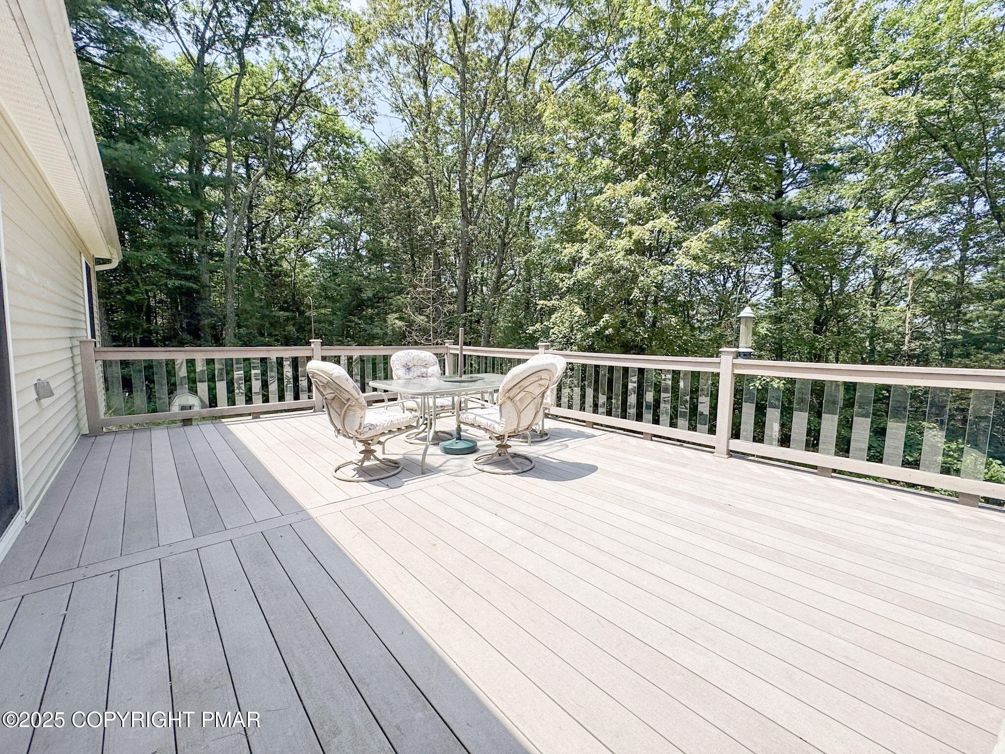 111 Turkey Ridge Drive Kunkletown, PA 18058 - Photo 23 of 30 a view of balcony with deck and wooden floor
