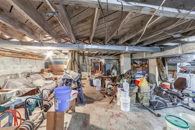 a view of a storage room with a lot of stuff