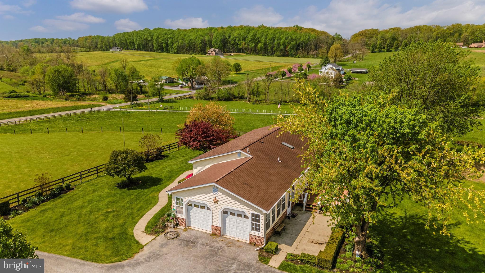 12112 Coppermine Road Union Bridge, MD 21791 - Photo 43 of 93 an aerial view of residential houses with outdoor space and swimming pool