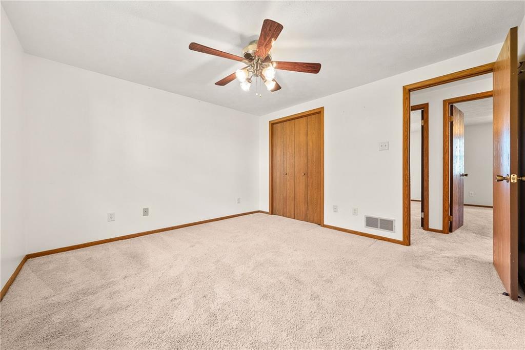 2775 Tischler Road Bethel Park, PA 15102 - Photo 16 of 33 an empty room with closet and a ceiling fan