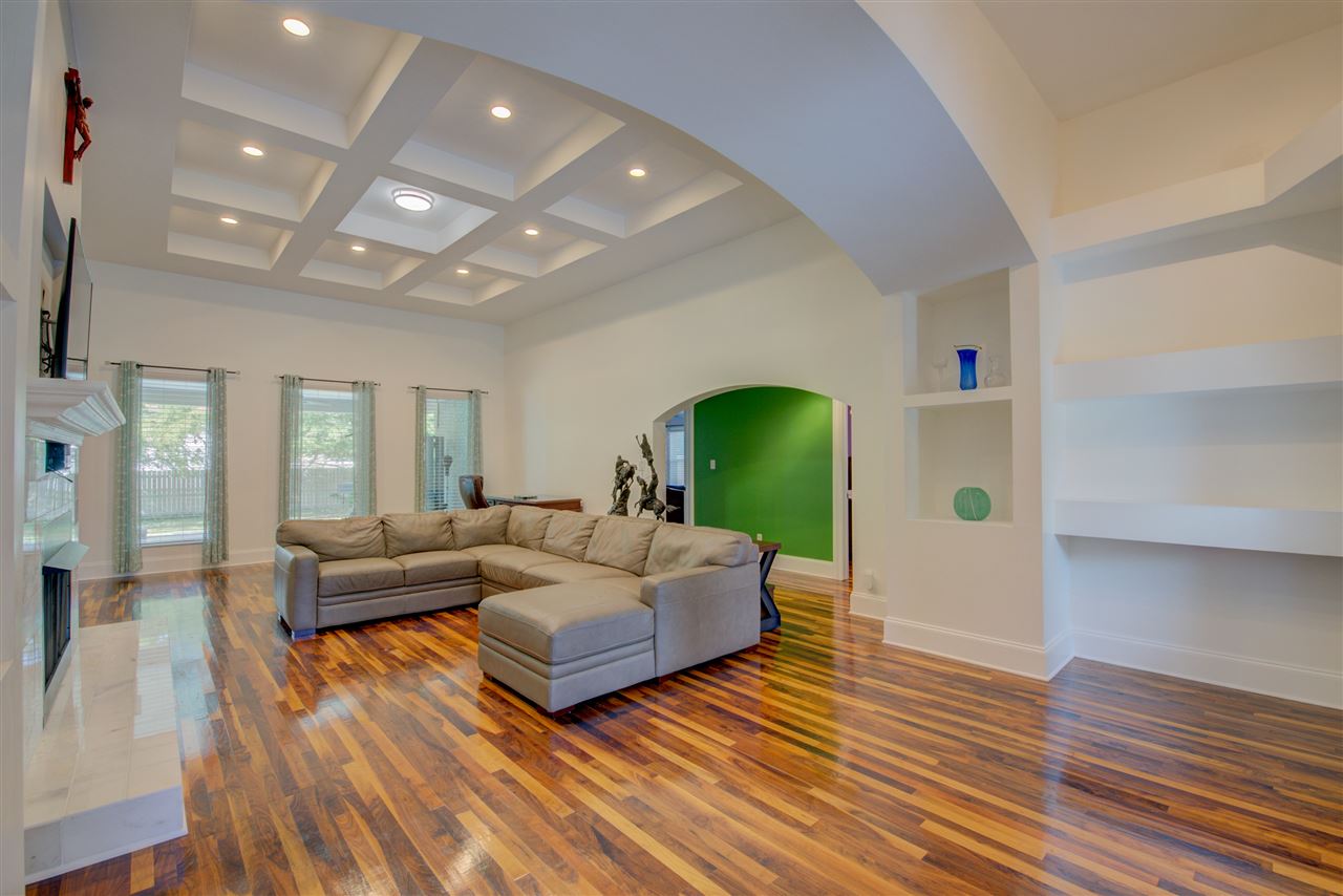 Spacious, warm and inviting great room.