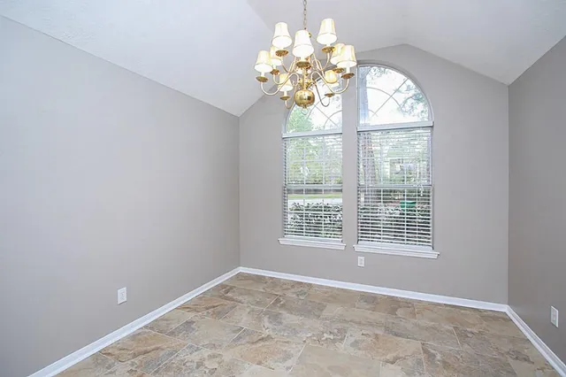 a view of a livingroom with a window