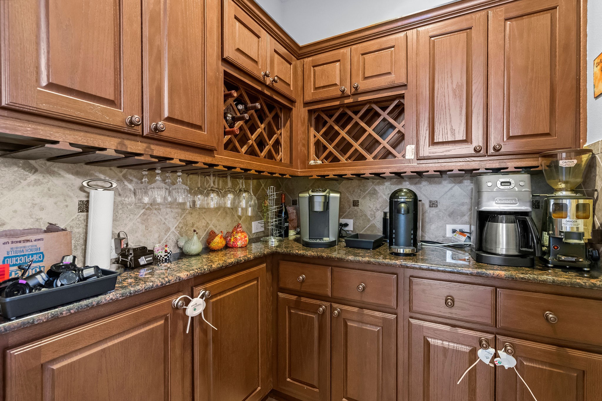 31114 Lakeview Bend Lane Spring, TX 77386 - Photo 20 of 41 a kitchen with stainless steel appliances granite countertop a sink and cabinets