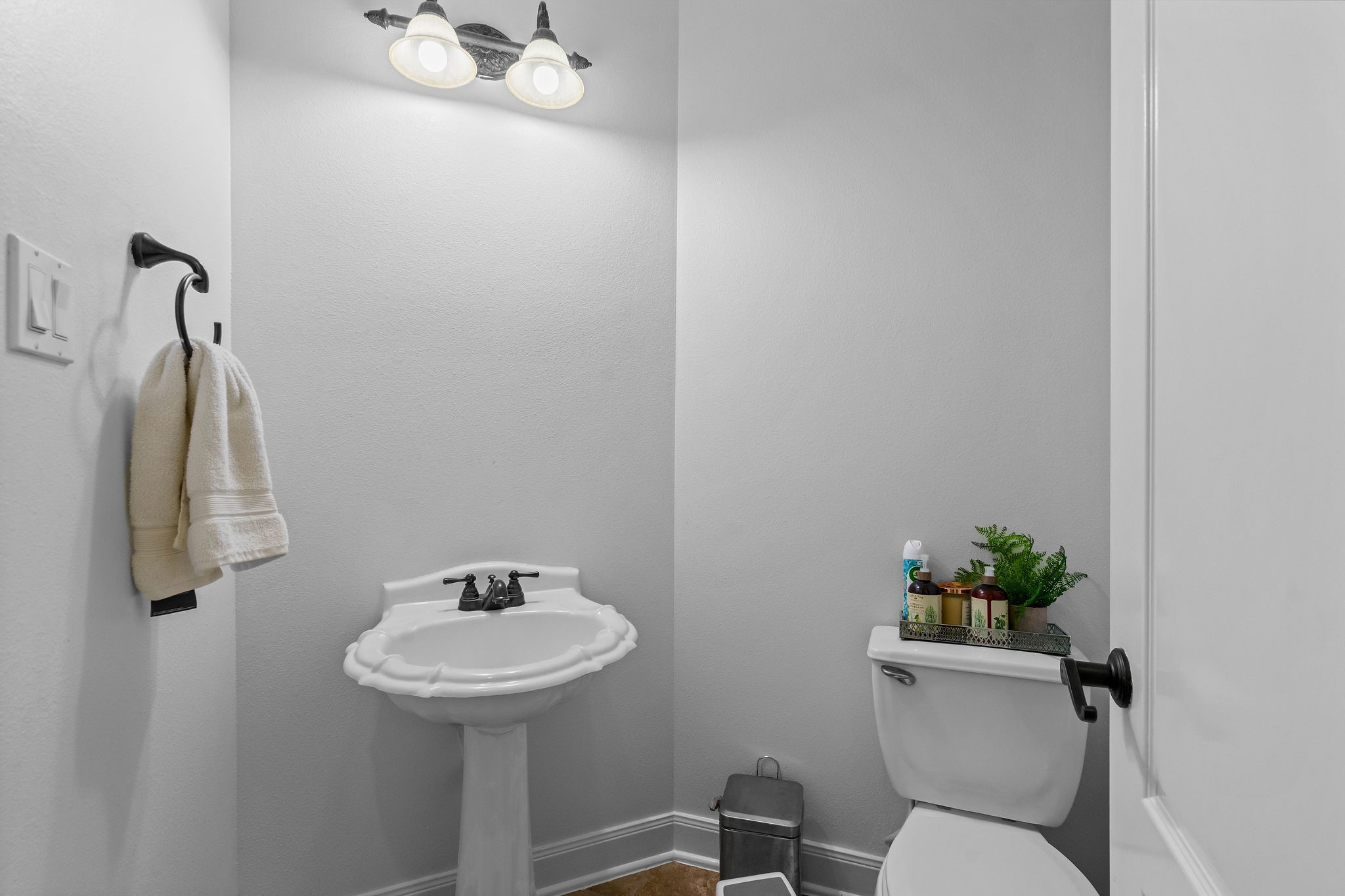 31114 Lakeview Bend Lane Spring, TX 77386 - Photo 36 of 41 a bathroom with a sink toilet and a mirror