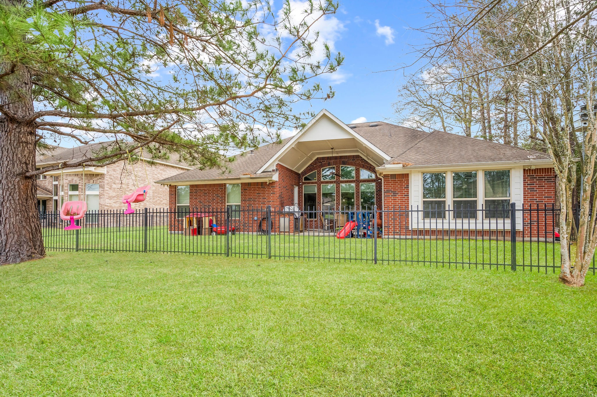 31114 Lakeview Bend Lane Spring, TX 77386 - Photo 8 of 41 a view of road with a big yard and large trees
