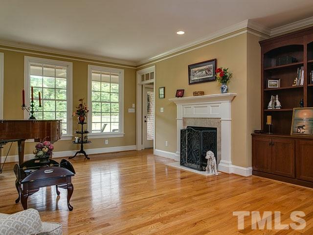 1378 Bowen Road Rougemont, NC 27572 - Photo 8 of 25 a living room with furniture and a fireplace
