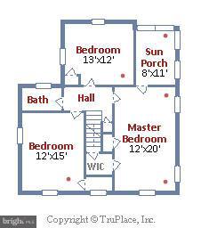 9108 16th Street Silver Spring, MD 20910 - Photo 25 of 27 Floor Plan Upper Level